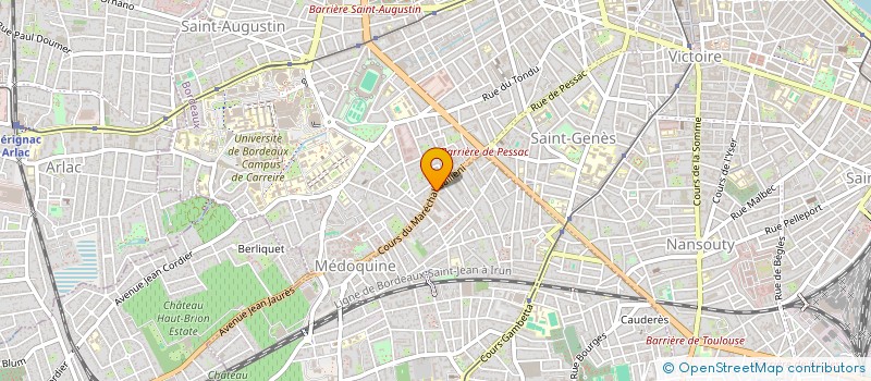 localisation de l'entreprise MADAME PHI PHUNG NGUYEN  TALENCE