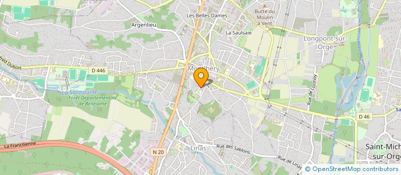 localisation de l'entreprise MADAME PHILICIA DIAS FERREIRA  MONTLHERY