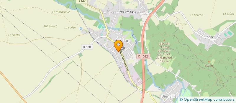 localisation de l'entreprise MADAME PHILINE JECSI  COUDUN