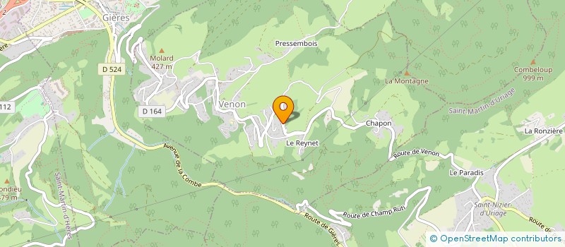 localisation de l'entreprise MADAME PHILIPPA BLINCOE  VENON