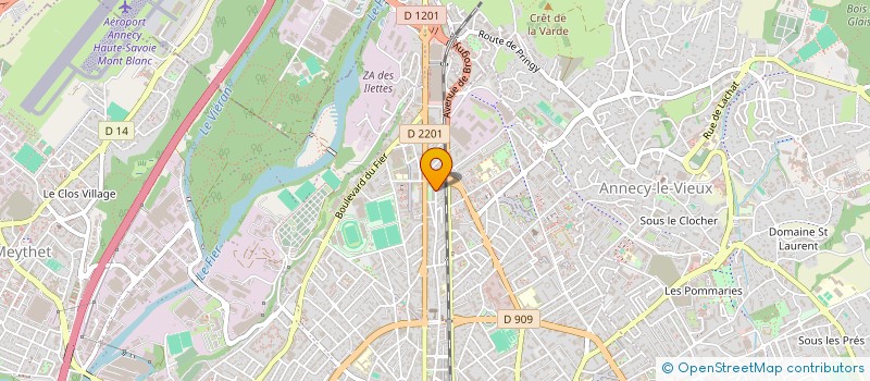 localisation de l'entreprise MADAME PHILIPPA CLAUSSE à ANNECY