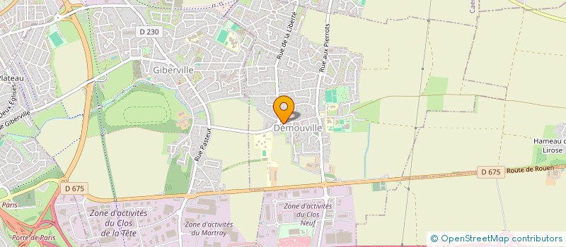 localisation de l'entreprise MADAME PHILIPPA-JANE ROLLET  DEMOUVILLE