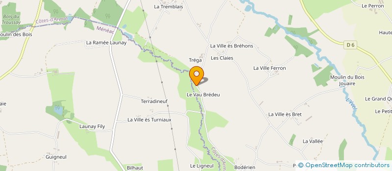 localisation de l'entreprise MADAME PHILIPPA KYNASTON  MERDRIGNAC