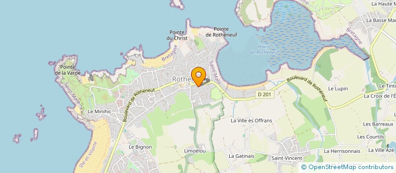 localisation de l'entreprise MADAME PHILIPPA WALLACE-DUNLOP à SAINT-MALO