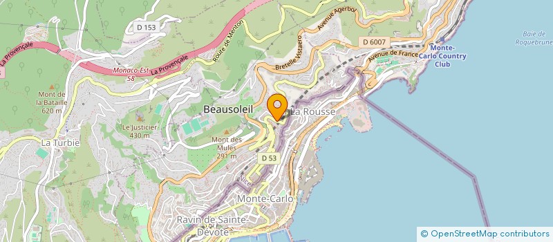 localisation de l'entreprise MADAME PHILIPPE ROCHETEAU  BEAUSOLEIL