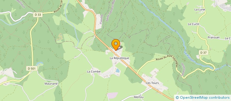 localisation de l'entreprise MADAME PHILIPPINE BERNOU DE ROCHETAILLEE  SAINT-GENEST-MALIFAUX