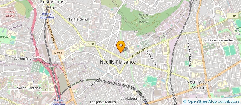localisation de l'entreprise MADAME PHILIPPINE BIFANE MEBIAME à NEUILLY-PLAISANCE