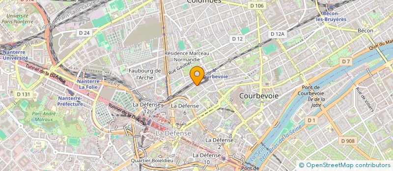 localisation de l'entreprise MADAME PHILIPPINE CANU à COURBEVOIE