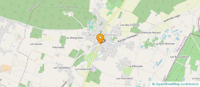 localisation de l'entreprise MADAME PHILIPPINE COUASNAY  BRAIN-SUR-ALLONNES