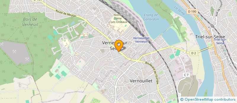 localisation de l'entreprise MADAME PHILIPPINE DE GELIS  VERNEUIL-SUR-SEINE