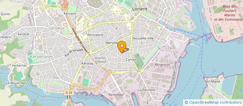 localisation de l'entreprise MADAME PHILIPPINE DHOYER  LORIENT