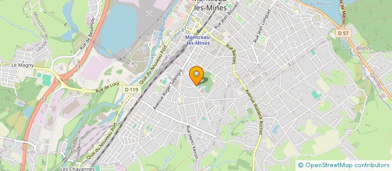 localisation de l'entreprise MADAME PHILIPPINE LABROSSE  MONTCEAU-LES-MINES