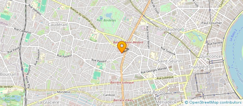 localisation de l'entreprise MADAME PHILIPPINE LEBLANC  BORDEAUX