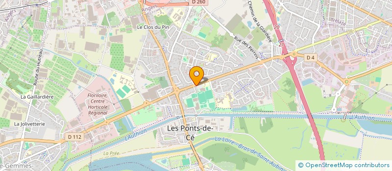 localisation de l'entreprise MADAME PHILIPPINE-MARIE DECRE  LES PONTS-DE-CE