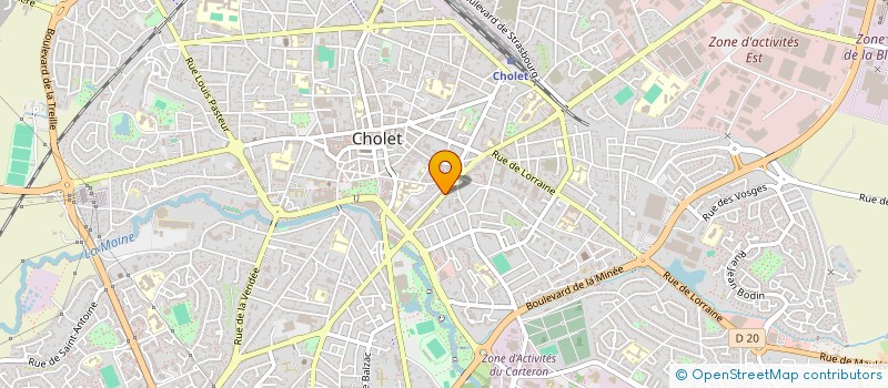localisation de l'entreprise MADAME PHILIPPINE PAUL à CHOLET