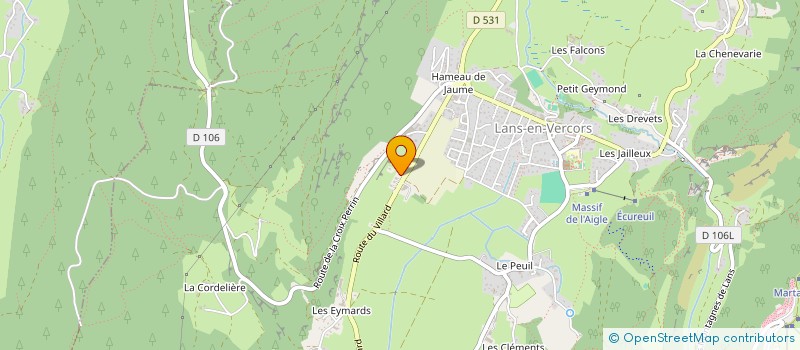 localisation de l'entreprise MADAME PHILIPPINE PERRET  LANS-EN-VERCORS