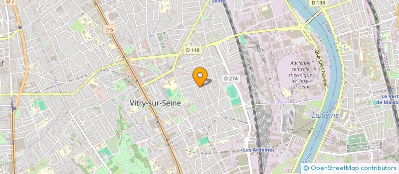 localisation de l'entreprise MADAME PHILIPPINE RICHAUD  VITRY-SUR-SEINE