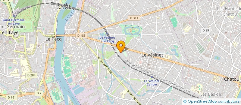 localisation de l'entreprise MADAME PHILIPPINE SAMSON  LE VESINET