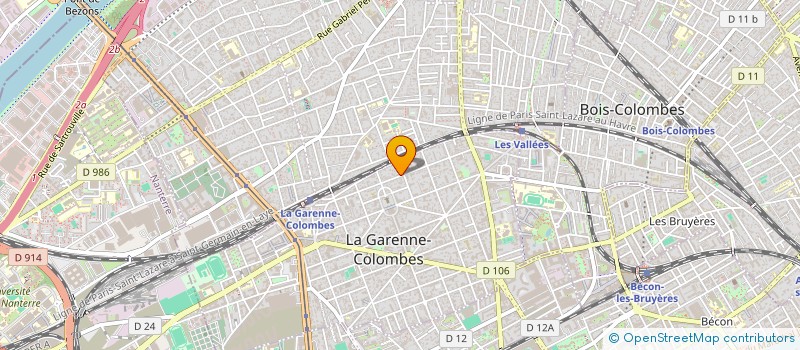 localisation de l'entreprise MADAME PHILIPPINE SILLON à LA GARENNE COLOMBES