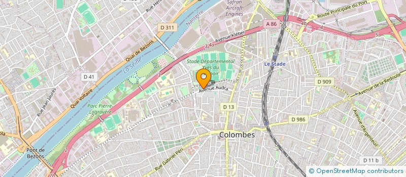 localisation de l'entreprise MADAME PHILIPPINE VIGNEL à COLOMBES