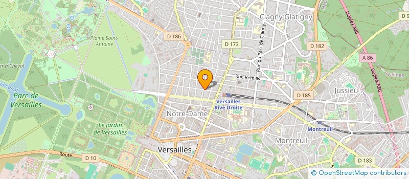 localisation de l'entreprise MADAME PHILIPPINE VIVIER à VERSAILLES