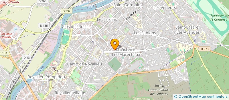 localisation de l'entreprise MADAME PHILO BUSY KAPINGA  COMPIEGNE