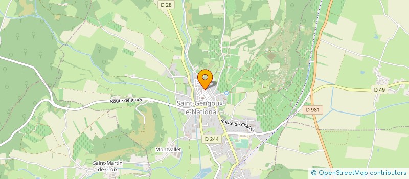 localisation de l'entreprise MADAME PHILOMENA TWOMEY  SAINT-GENGOUX-LE-NATIONAL