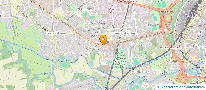 localisation de l'entreprise MADAME PHILOMENE ANDRIEUX à STRASBOURG