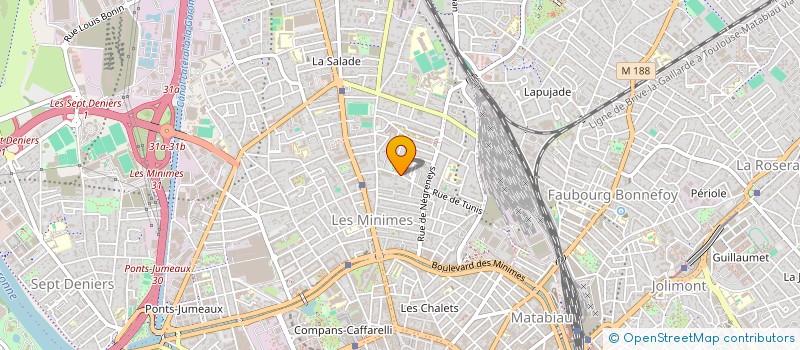 localisation de l'entreprise MADAME PHILOMENE CHINESTRA  TOULOUSE