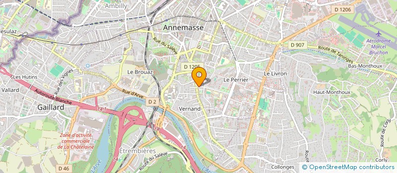 localisation de l'entreprise MADAME PHILOMENE GAROFALO à ANNEMASSE