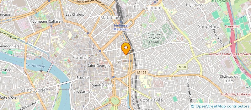 localisation de l'entreprise MADAME PHILOMENE GESLIN à TOULOUSE