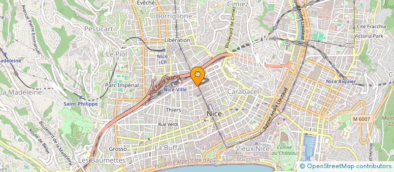 localisation de l'entreprise MADAME PHILOMENE OHIN  NICE