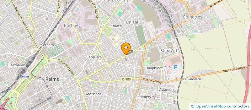 localisation de l'entreprise MADAME PHILOMENE PERIN  REIMS