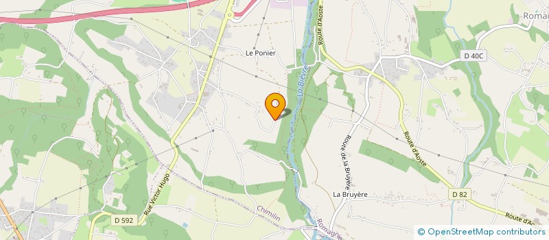 localisation de l'entreprise MADAME PHILOMENE PERRET  CHIMILIN