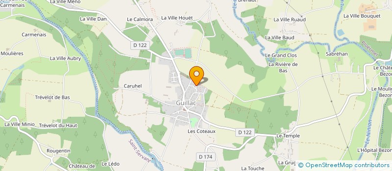 localisation de l'entreprise MADAME PHILOMENE SEI à GUILLAC