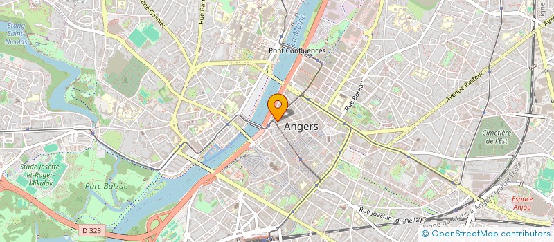 localisation de l'entreprise MADAME PHILOMENE TAILLEFER  ANGERS