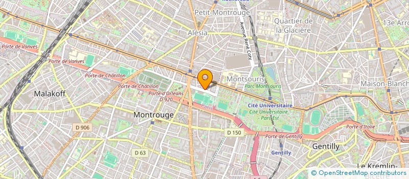 localisation de l'entreprise MADAME PHILOMENE VUILLARD  PARIS