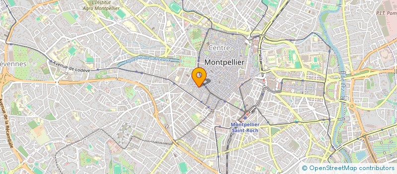 localisation de l'entreprise MADAME PHILYS MERCADIER à MONTPELLIER