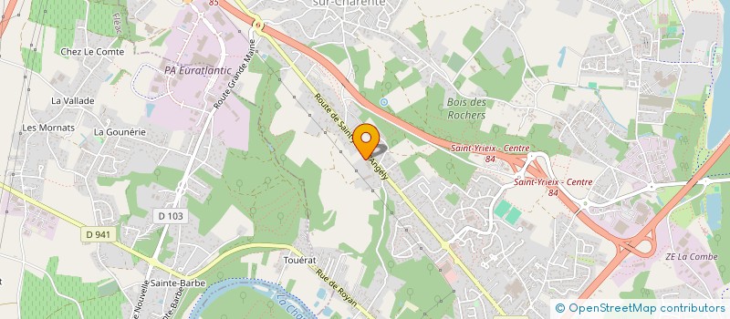 localisation de l'entreprise MADAME PHIMPHILALAY NACHAMPASSAK à SAINT-YRIEIX-SUR-CHARENTE