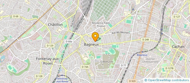 localisation de l'entreprise MADAME PHOEBE LABAT à BAGNEUX