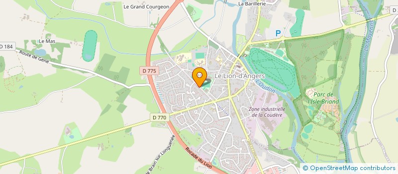 localisation de l'entreprise MADAME PHOEBE LAPARLIERE à LE LION-D'ANGERS
