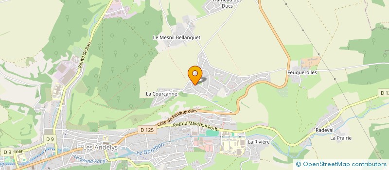 localisation de l'entreprise MADAME PHOEBE MOUSSOKI  LES ANDELYS