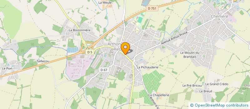 localisation de l'entreprise MADAME PHOEBE RENOU  CHAUMES-EN-RETZ