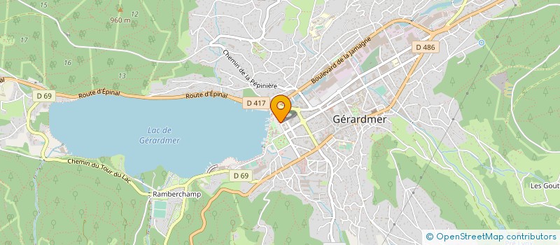 localisation de l'entreprise MADAME PHONE PRASONG DOUANGDARA  GERARDMER
