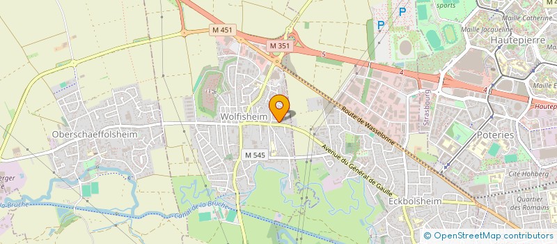 localisation de l'entreprise MADAME PHONESAVANE HONGKHAM  WOLFISHEIM