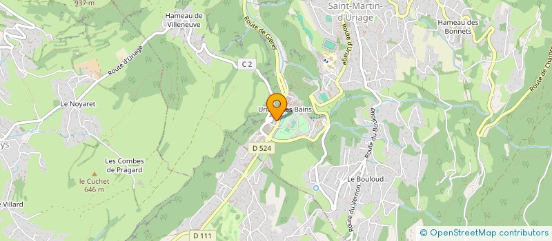 localisation de l'entreprise MADAME PHU SUONG NGUYEN  SAINT-MARTIN-D'URIAGE