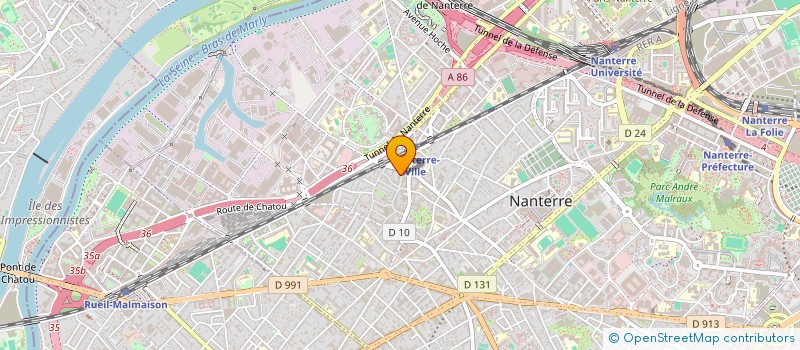 localisation de l'entreprise MADAME PHUONG HOA VU  NANTERRE