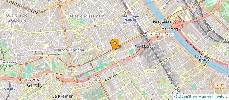 localisation de l'entreprise MADAME PHUONG KHANH BUI  PARIS