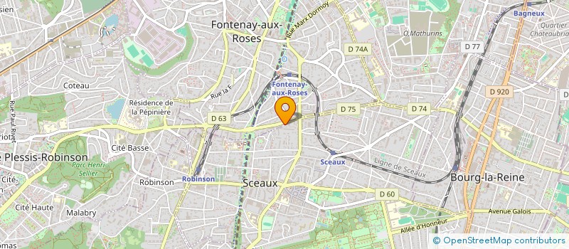 localisation de l'entreprise MADAME PHUONG NGUIEN THI à SCEAUX