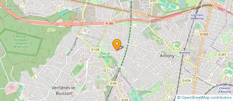 localisation de l'entreprise MADAME PHUONG NGUYEN  ANTONY